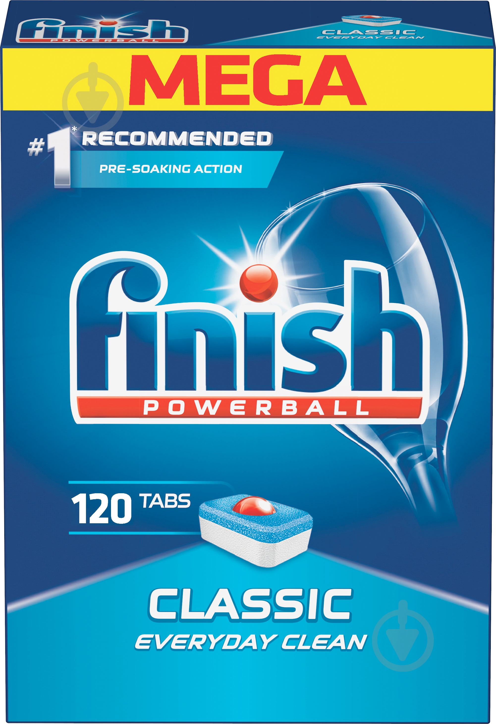 Таблетки для посудомийних машин Finish Classic 120 шт. - фото 1
