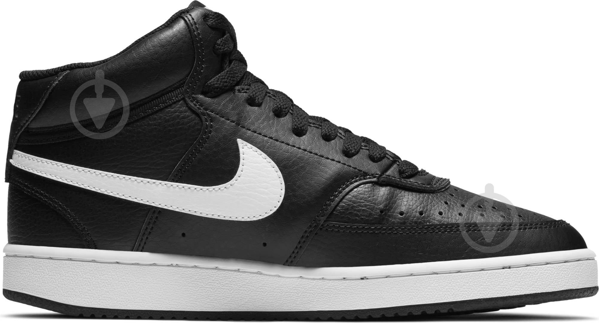Кроссовки женские демисезонные Nike Court Vision Mid CD5436-001 р.40,5 черные - фото 2