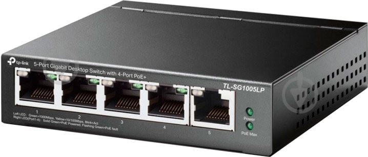 Коммутатор TP-Link TL-SG1005LP 5PORT 1000M 4P POE+ TP-LINK - фото 2 Коммутатор TP-Link TL-SG1005LP 5PORT 1000M 4P POE+ TP-LINK - фото 2