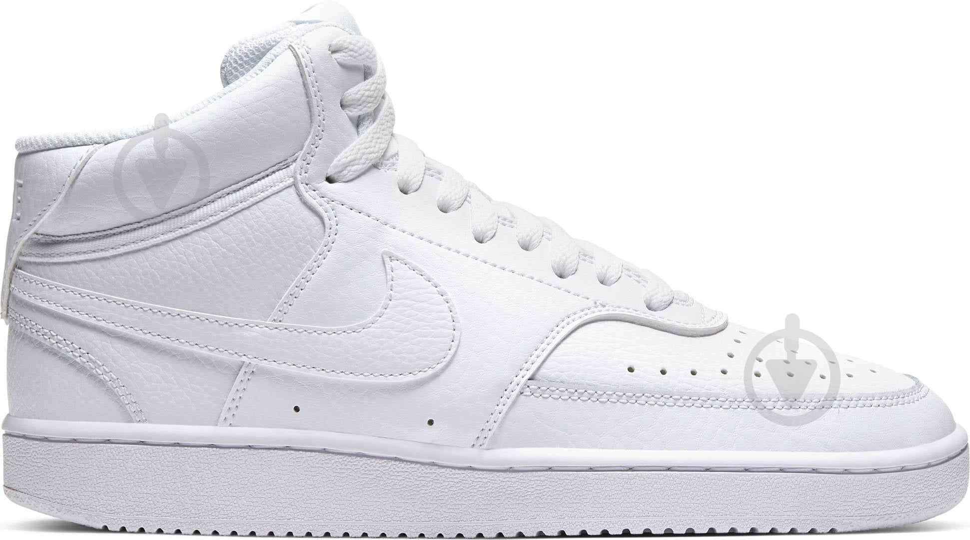 Кроссовки женские демисезонные Nike Court Vision Mid CD5436-100 р.36 белые - фото 1