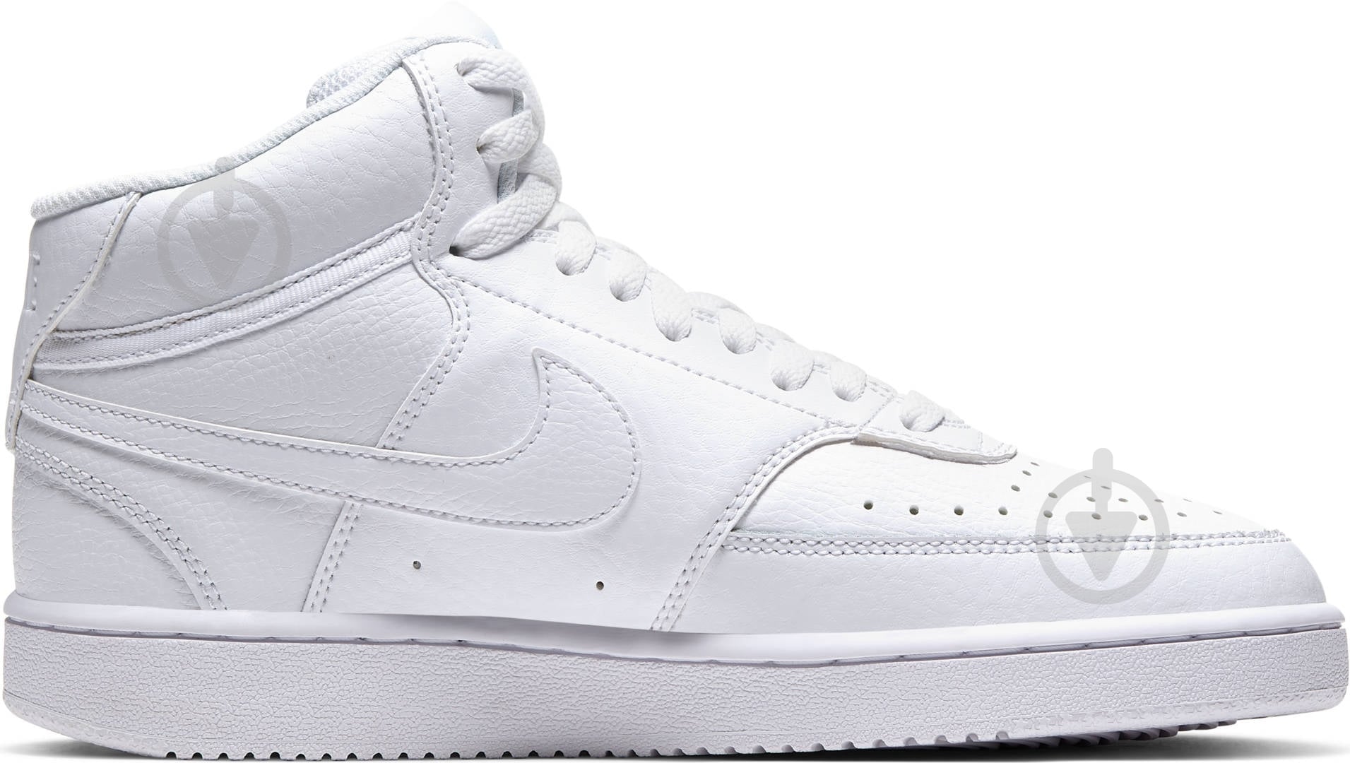Кроссовки женские демисезонные Nike Court Vision Mid CD5436-100 р.36 белые - фото 2