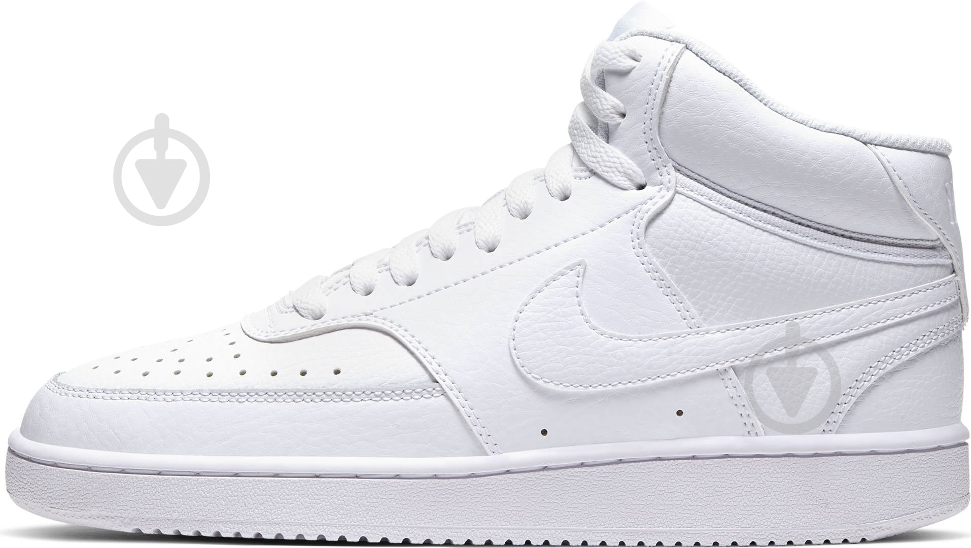 Кроссовки женские демисезонные Nike Court Vision Mid CD5436-100 р.36 белые - фото 3