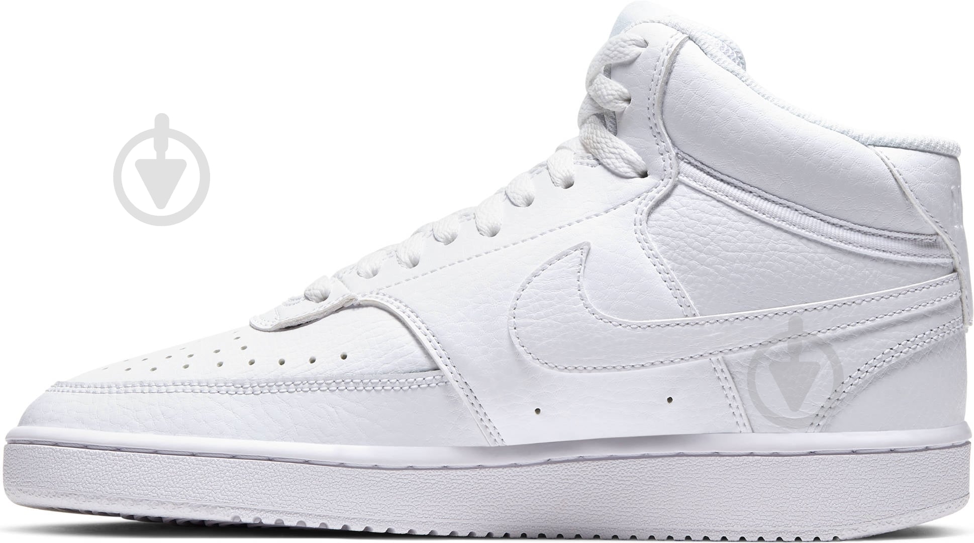 Кроссовки женские демисезонные Nike Court Vision Mid CD5436-100 р.36 белые - фото 4