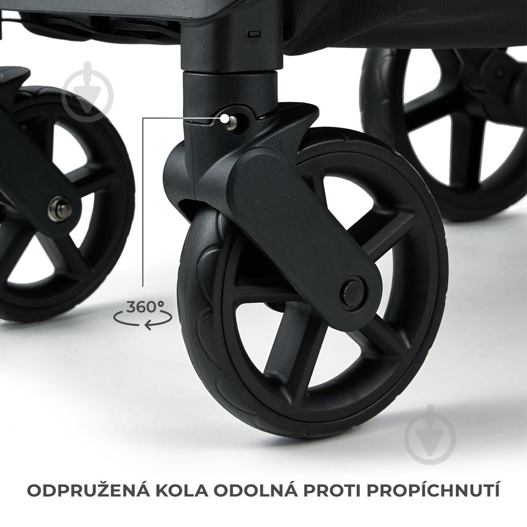 Коляска прогулянкова Kinderkraft Loom чорний KSLOOM00BLK0000 - фото 11