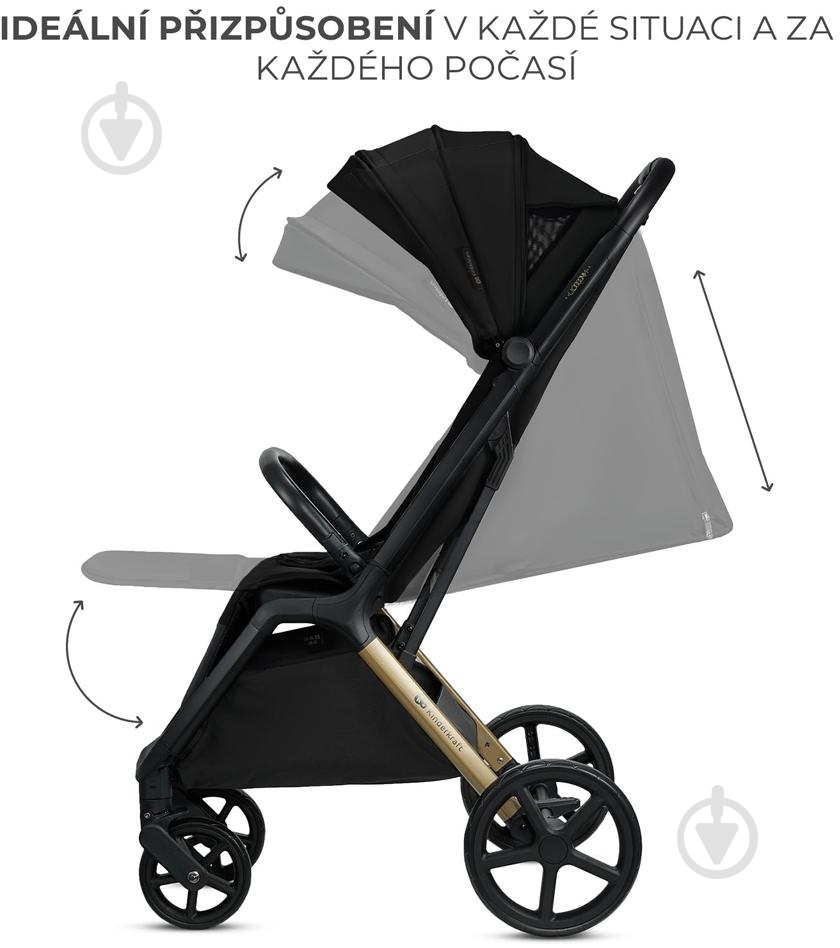 Коляска прогулянкова Kinderkraft Loom чорний KSLOOM00BLK0000 - фото 10