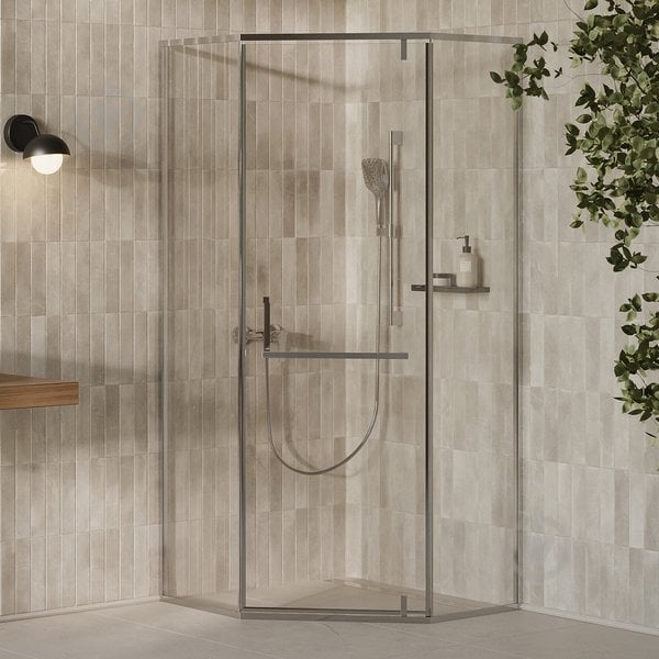 Душова кабіна Ravak X-Point Slim XPSHP3-90 полірований алюміній Transparent - фото 1 Душова кабіна Ravak X-Point Slim XPSHP3-90 полірований алюміній Transparent - фото 1