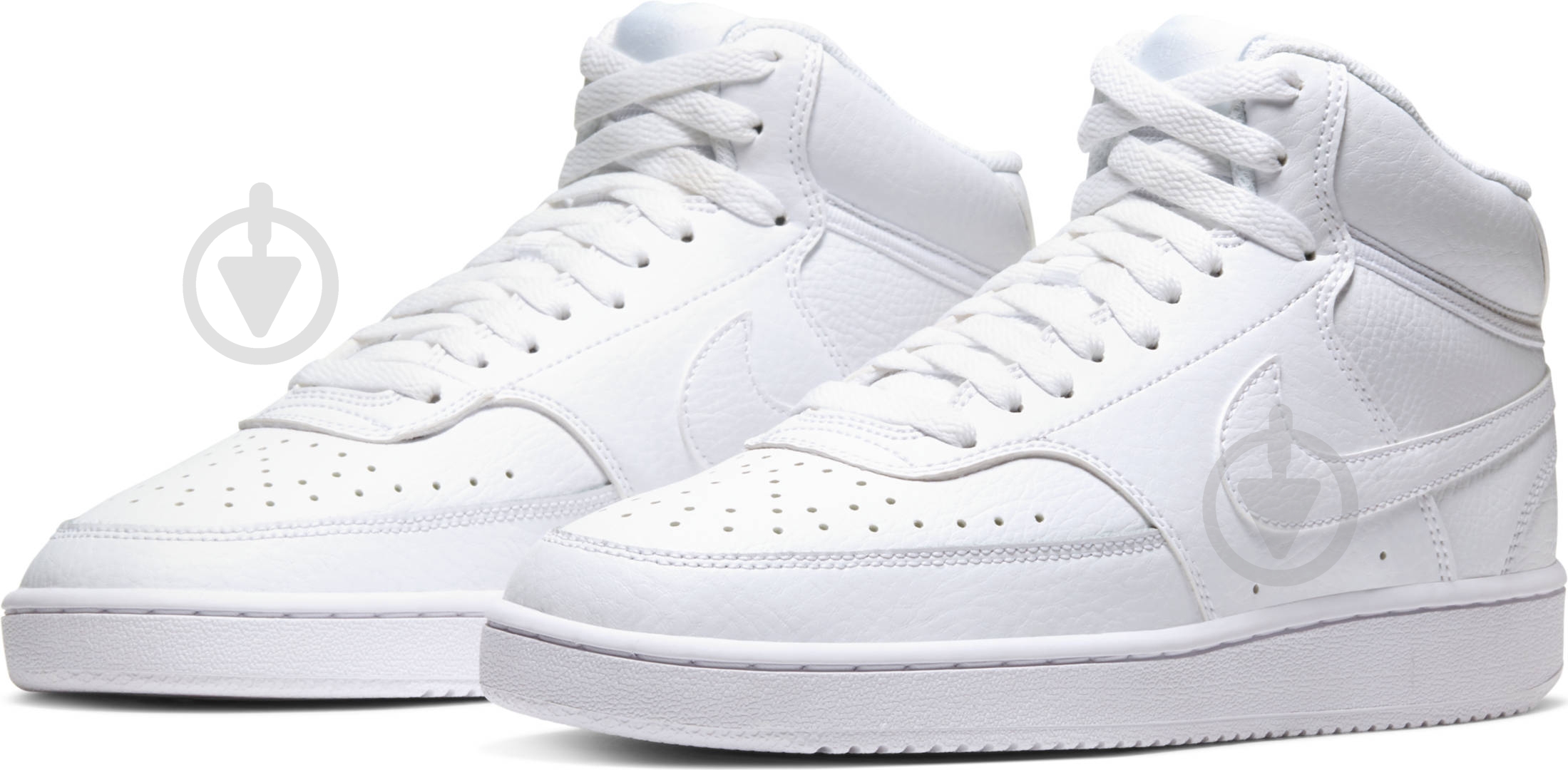 Кроссовки женские демисезонные Nike Court Vision Mid CD5436-100 р.41 белые - фото 5