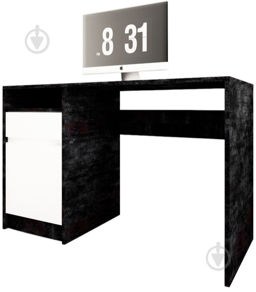 Стіл письмовий Lion Бергамо 750х1200х520 мм бетон темний/німфея альба - фото 1 Стіл письмовий Lion Бергамо 750х1200х520 мм бетон темний/німфея альба - фото 1