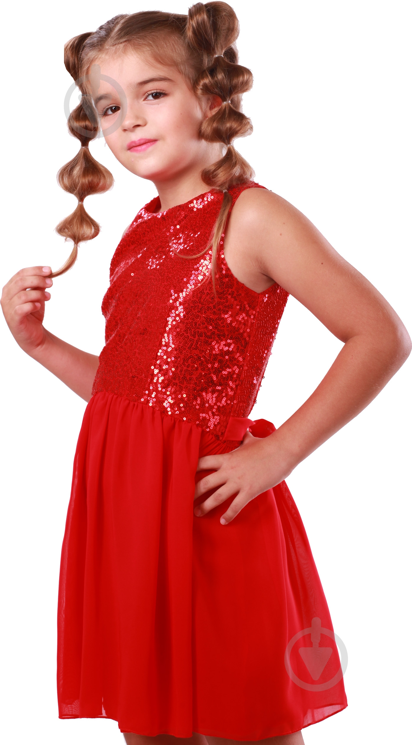 Сукня Sasha р.140 червоний 4088/1 - фото 1