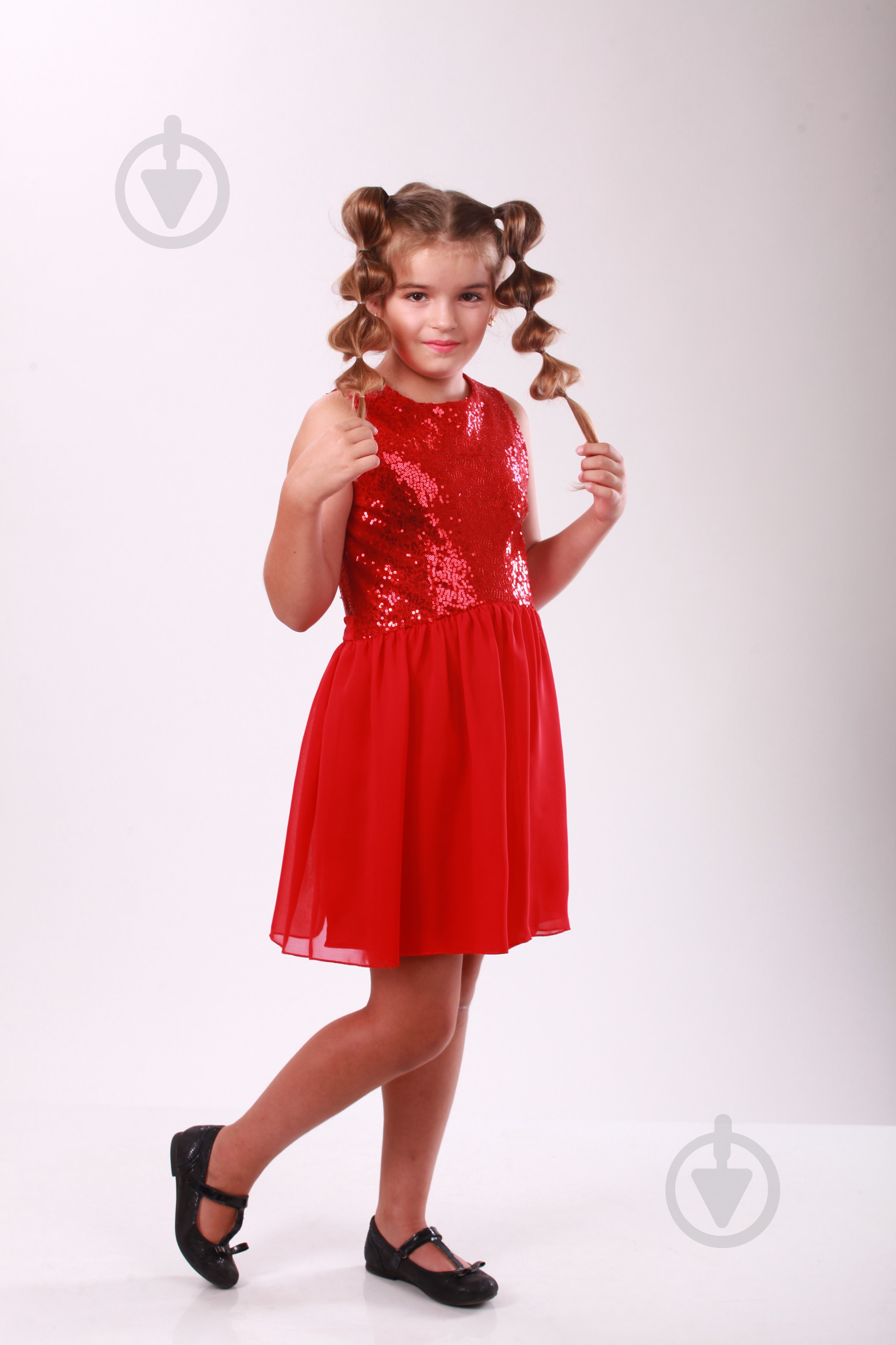 Сукня Sasha р.140 червоний 4088/1 - фото 2