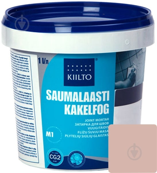 Затирка для плитки Kiilto Kesto 30 1 кг бежевый - фото 1