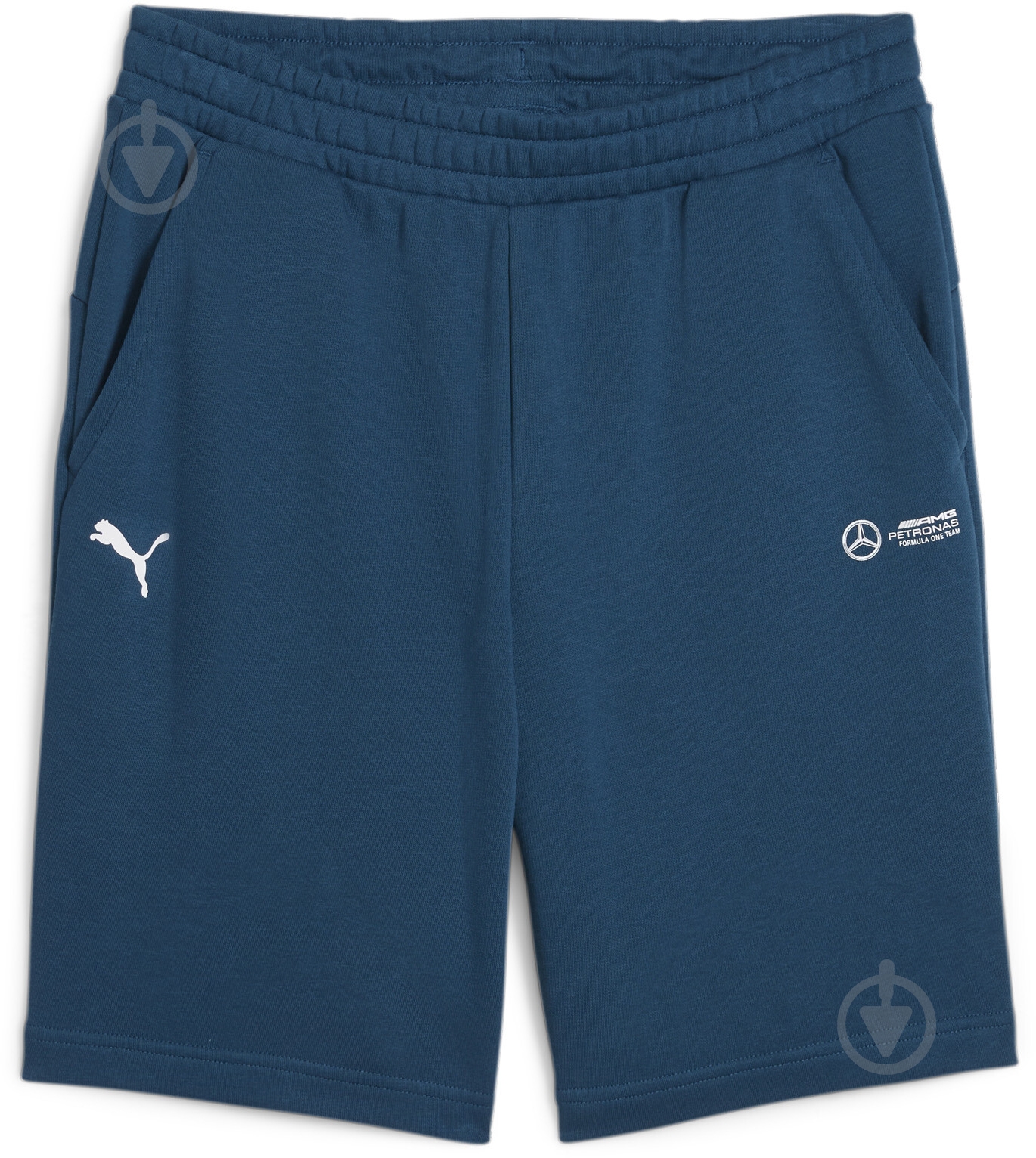 Шорты Puma MAPF1 ESS SHORTS 62376107 р. S синий - фото 1 Шорты Puma MAPF1 ESS SHORTS 62376107 р. S синий - фото 1