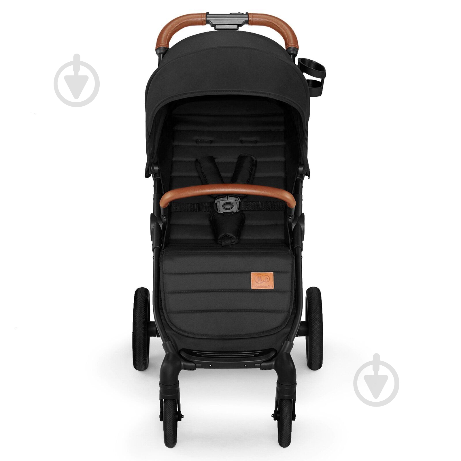 Коляска прогулочная Kinderkraft GRANDE LX Черная - фото 1