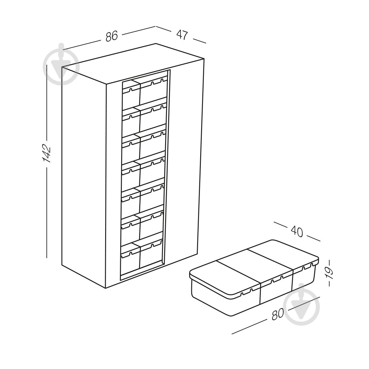 Таблетница MVM на 7 дней (утро-день-вечер) PC-01 GREEN - фото 7 Таблетница MVM на 7 дней (утро-день-вечер) PC-01 GREEN - фото 7