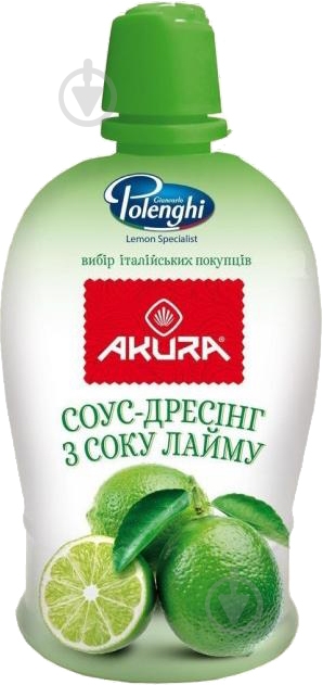 Соус Akura дрессинг с соком лайма 200 мл - фото 1 Соус Akura дрессинг с соком лайма 200 мл - фото 1