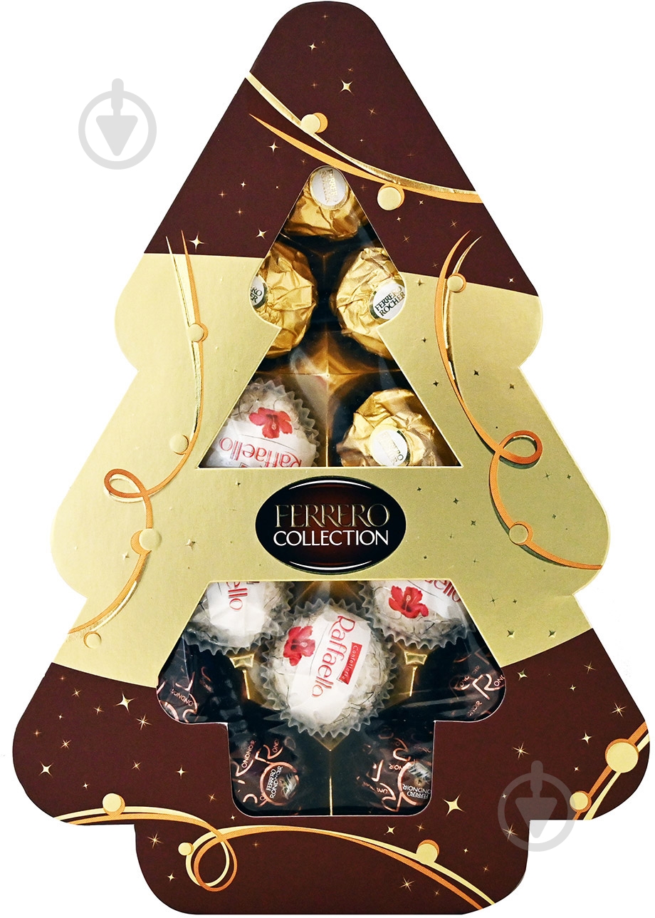 Шоколадный набор Ferrero Collection Елка 129 г - фото 1