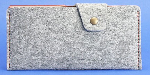 Портмоне BlankNote серый BN-PM-8-felt-k - фото 2