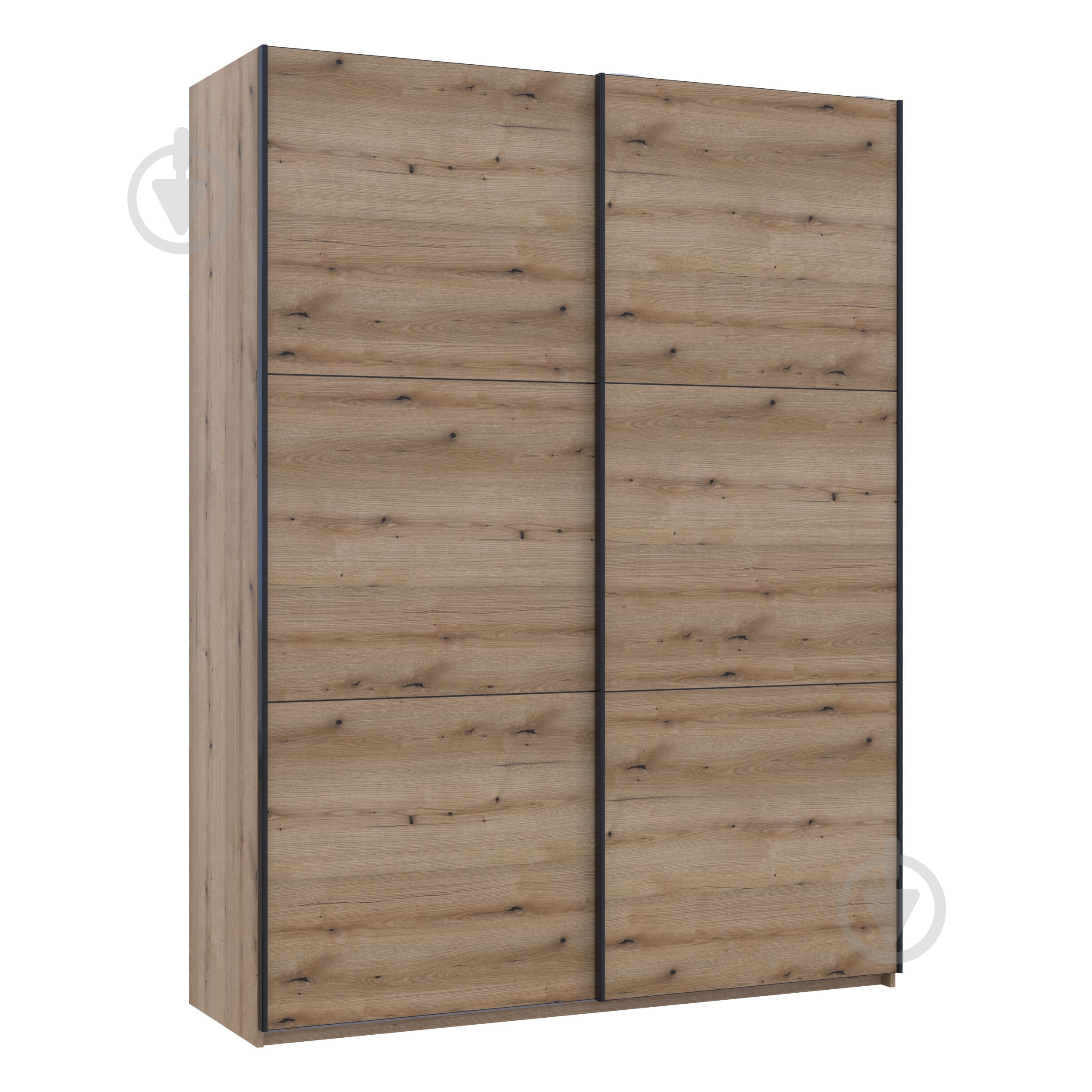 Шкаф-купе G-Caiser 2 ДСП Doros ДСП 1,8 м 1800x600x2400 мм дуб эвок прибрежный двери / ламинированное ДСП - фото 5 Шкаф-купе G-Caiser 2 ДСП Doros ДСП 1,8 м 1800x600x2400 мм дуб эвок прибрежный двери / ламинированное ДСП - фото 5