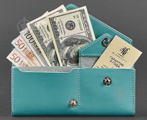 Кошелек BlankNote Керри 1.0 бирюзовый BN-W-1-tiffany - фото 4