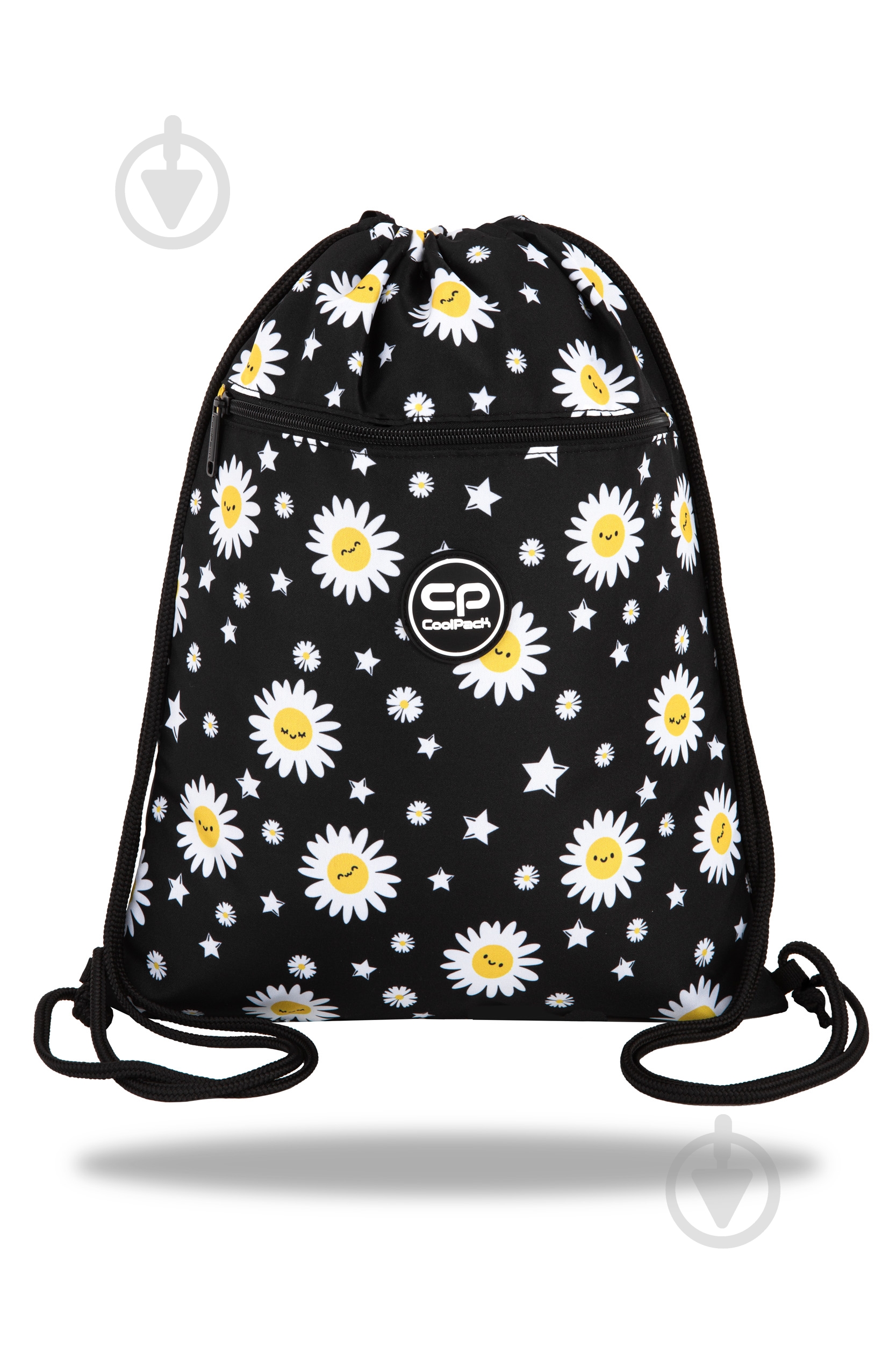 Сумка для обуви CoolPack Vert DAISY BLACK - фото 1 Сумка для обуви CoolPack Vert DAISY BLACK - фото 1