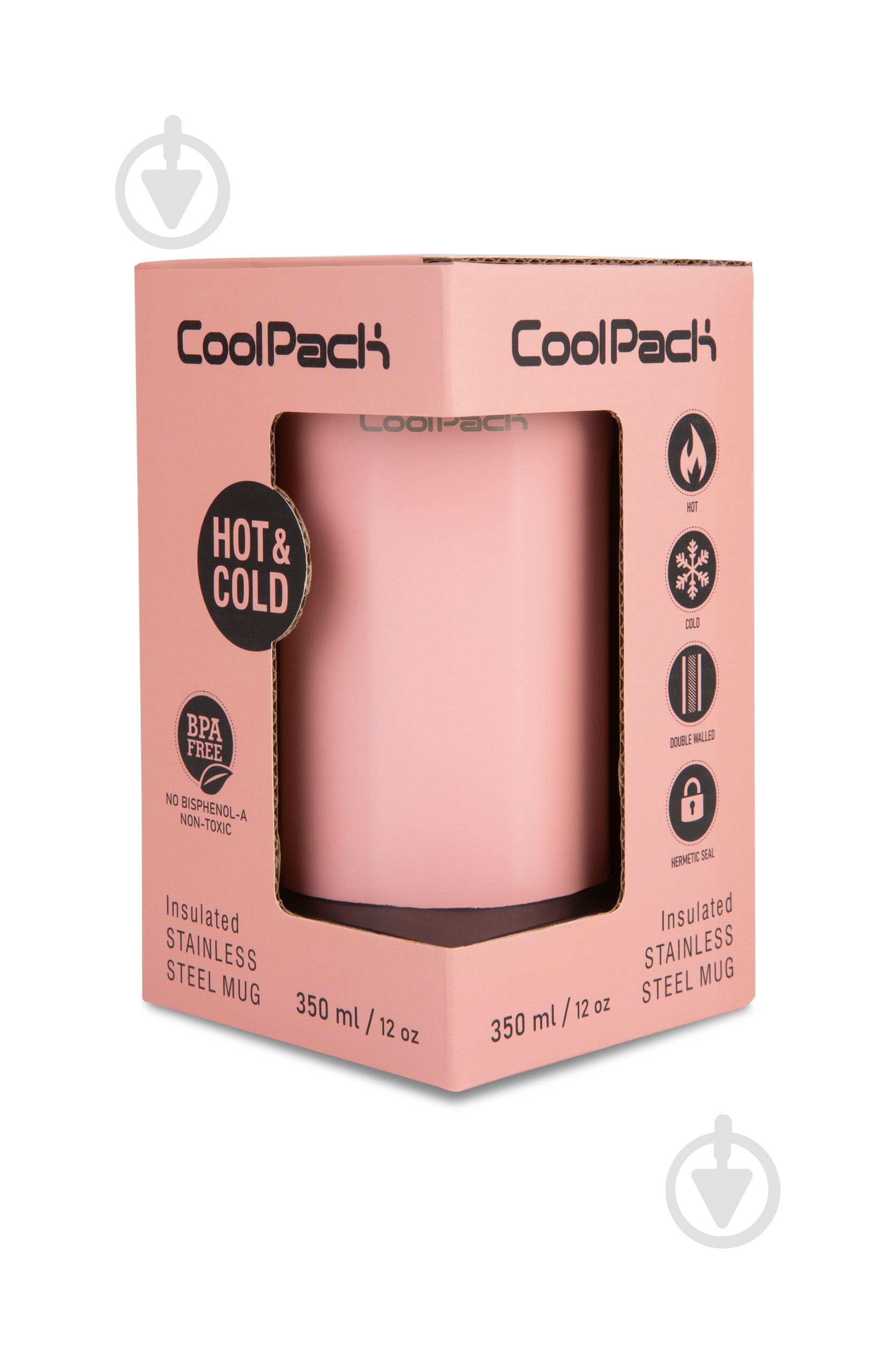 Термопляшка CoolPack 350 мл pink - фото 2