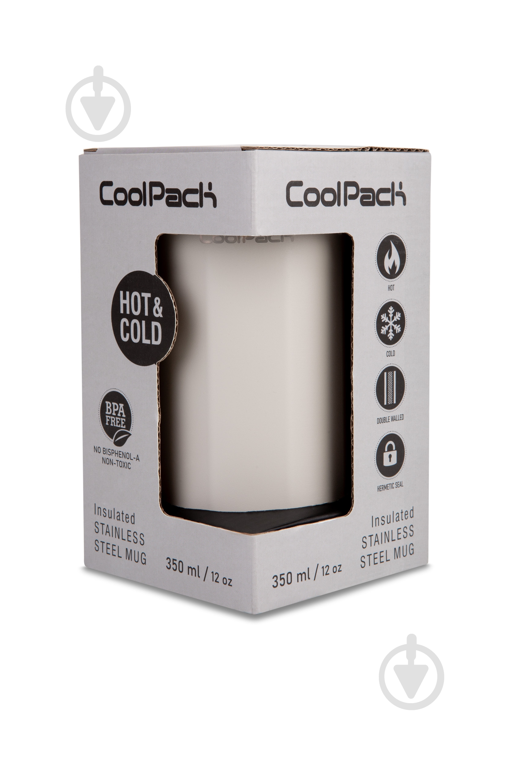 Термопляшка CoolPack 350 мл grey - фото 2