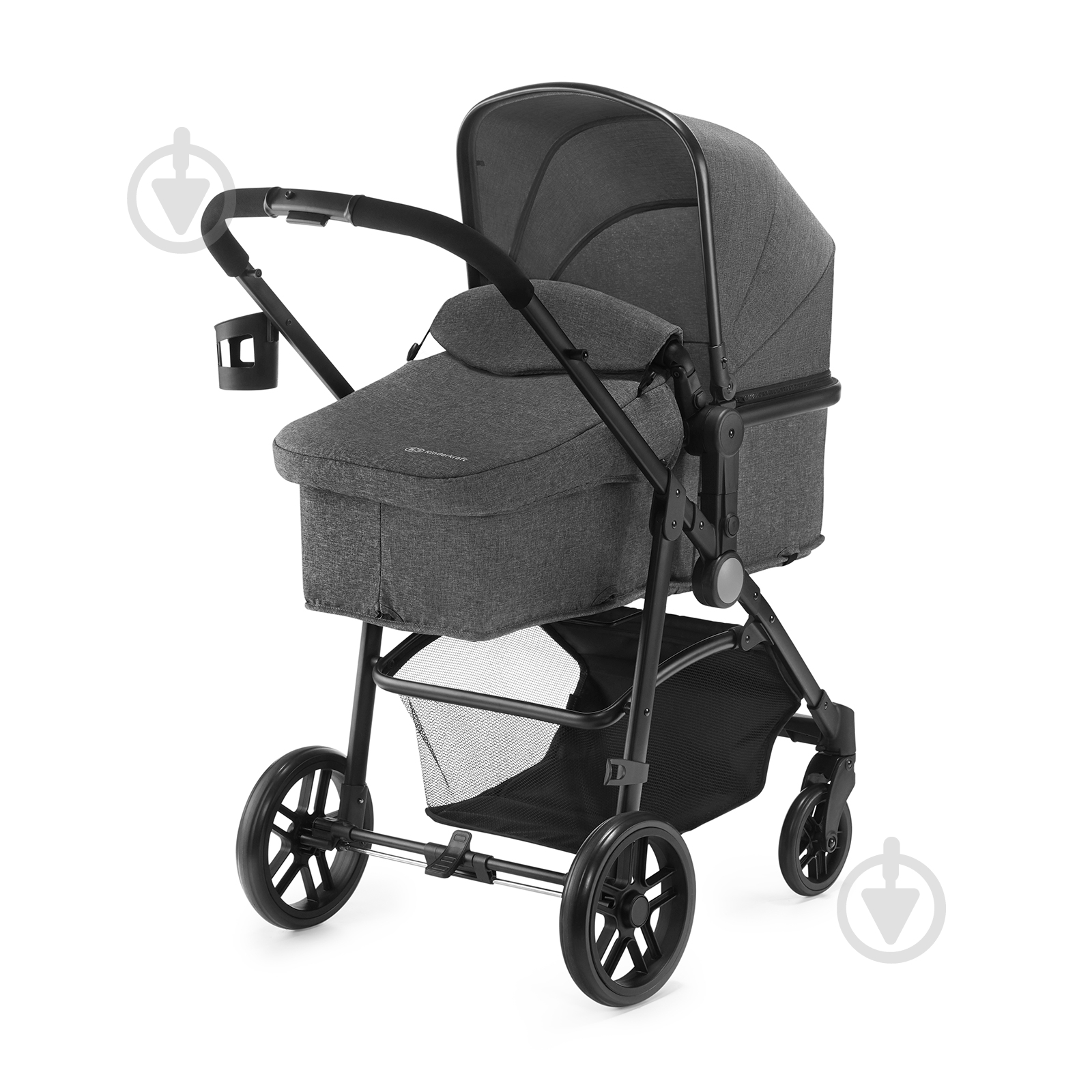 Коляска 3 в 1 Kinderkraft Juli серая - фото 2 Коляска 3 в 1 Kinderkraft Juli серая - фото 2