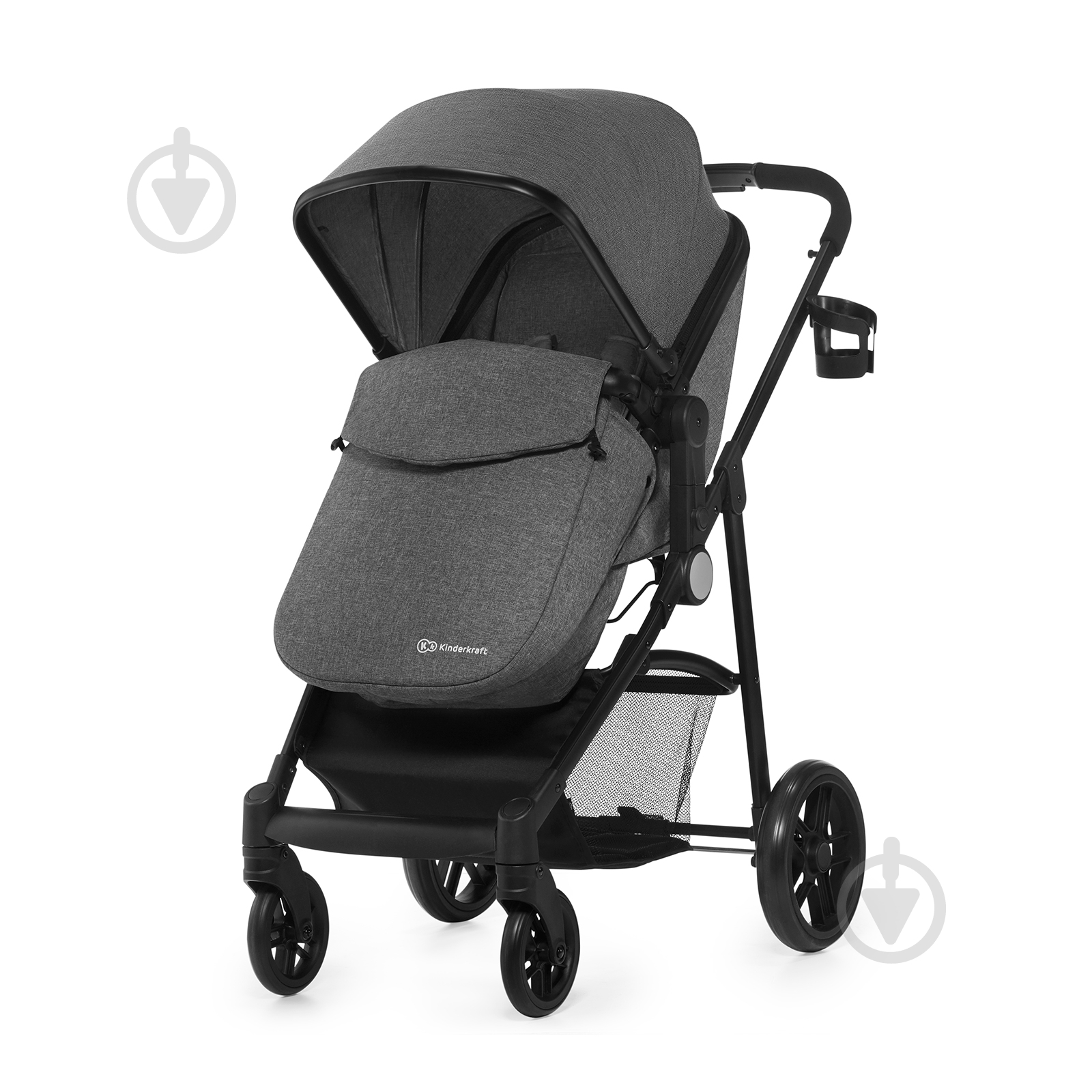 Коляска 3 в 1 Kinderkraft Juli серая - фото 4 Коляска 3 в 1 Kinderkraft Juli серая - фото 4