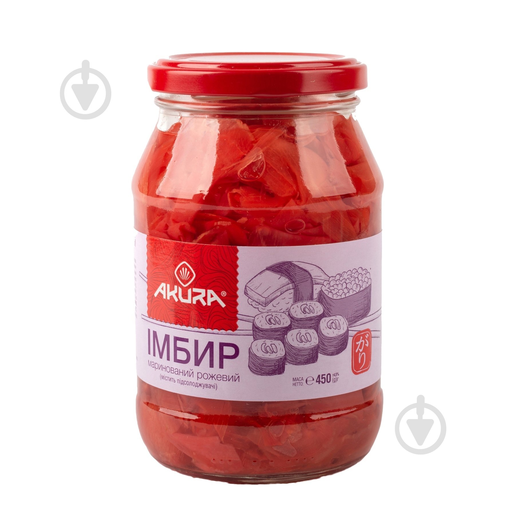 Имбирь Akura маринованный 450 г - фото 1 Имбирь Akura маринованный 450 г - фото 1
