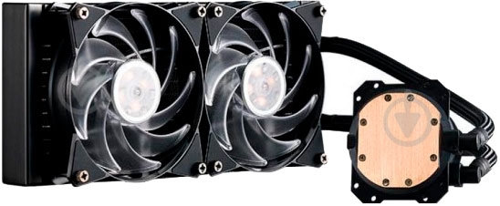 Процессорный кулер Cooler Master MasterLiquid ML240L RGB (MLW-D24M-A20PC-R1) - фото 2 Процессорный кулер Cooler Master MasterLiquid ML240L RGB (MLW-D24M-A20PC-R1) - фото 2