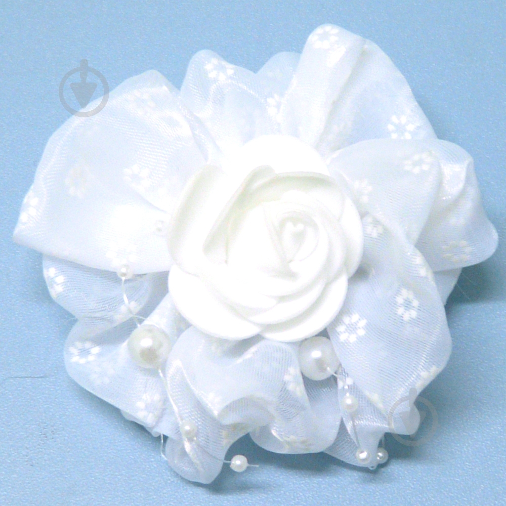 Бант MARI N белый mini D10 2 шт. - фото 2 Бант MARI N белый mini D10 2 шт. - фото 2