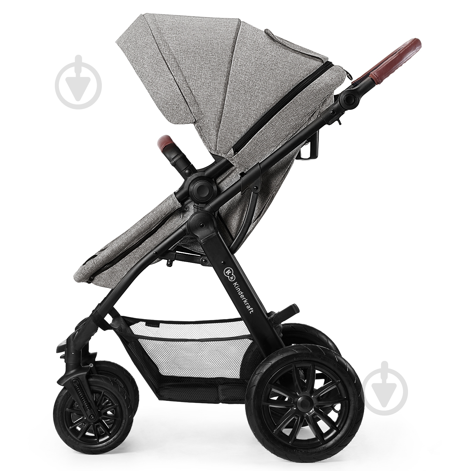 Коляска 3 в 1 Kinderkraft XMOOV Серая - фото 6