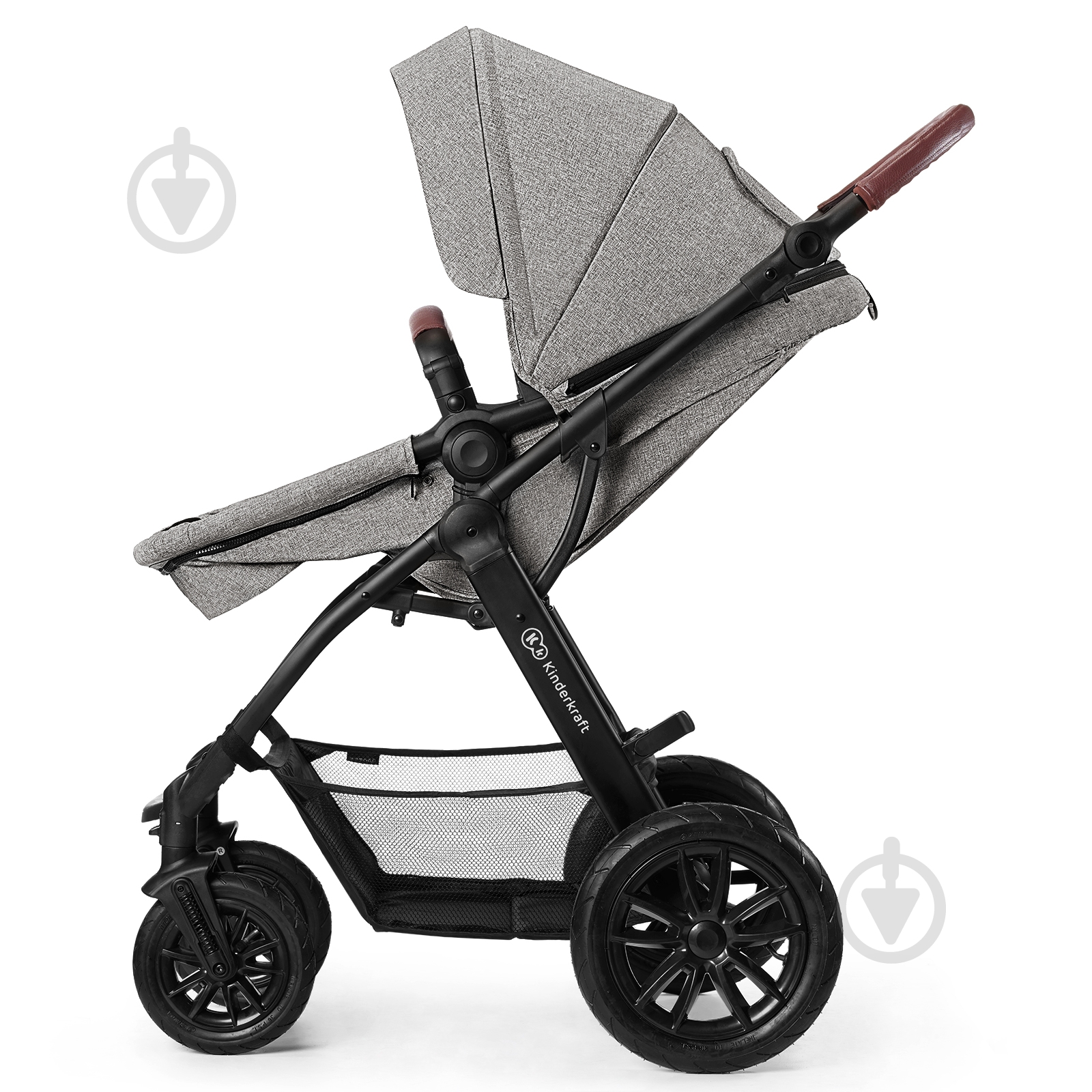 Коляска 3 в 1 Kinderkraft XMOOV Серая - фото 7