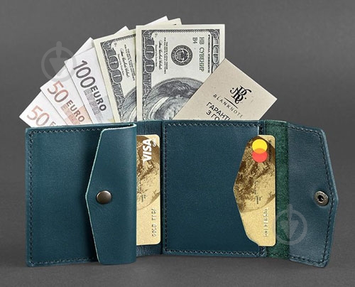 Кошелек BlankNote 2.1. зеленый BN-W-2-1-malachite - фото 4