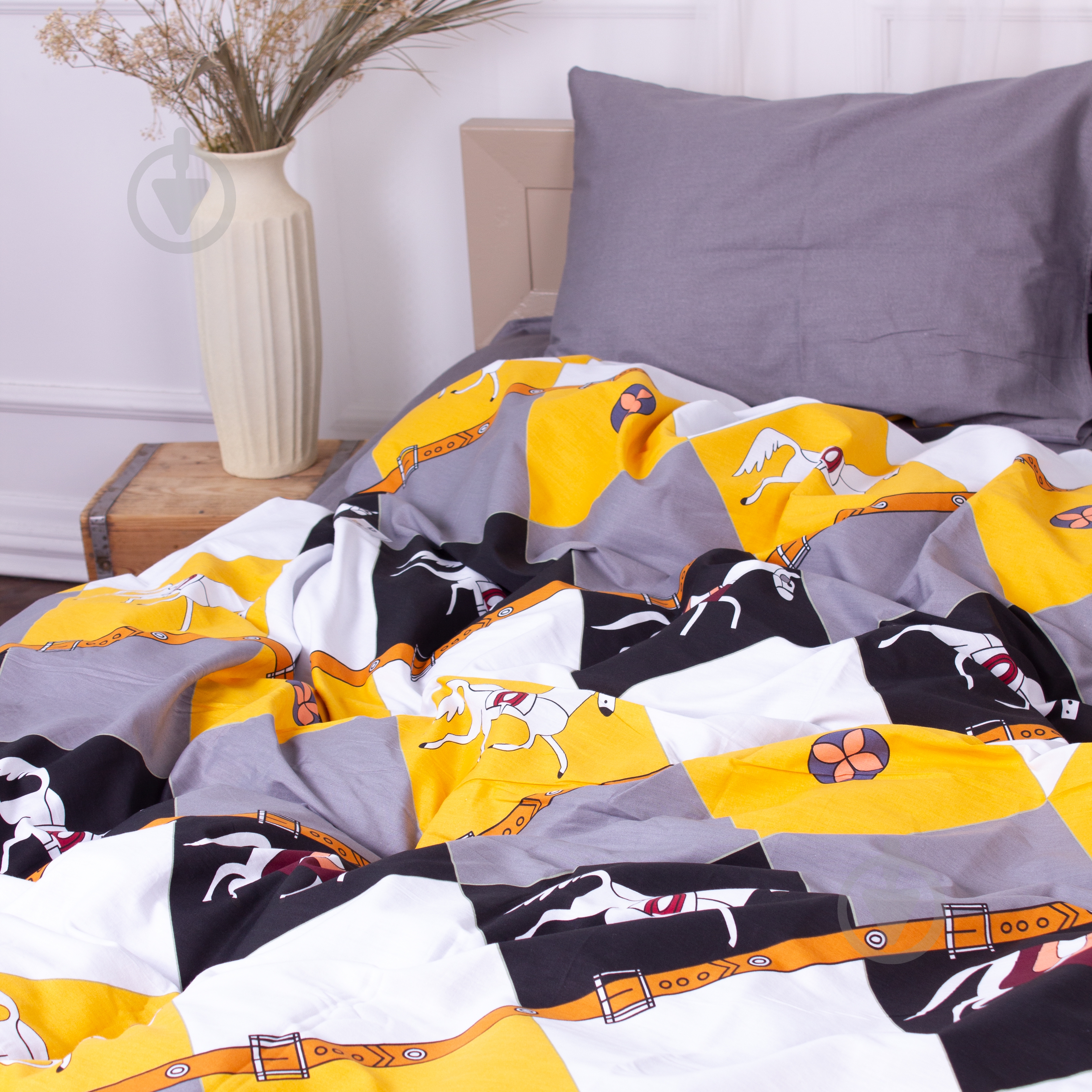 Комплект постільної білизни Сатин 160х220 см 22-1327 Important мультиколор MirSon - фото 4 Комплект постільної білизни Сатин 160х220 см 22-1327 Important мультиколор MirSon - фото 4