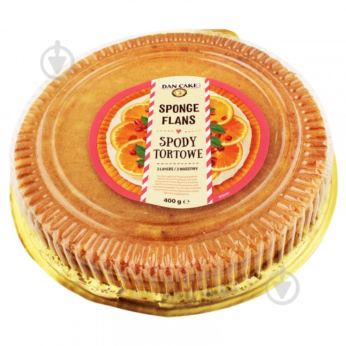 Коржі для торта Dan Cake Бісквітні 400г - фото 1