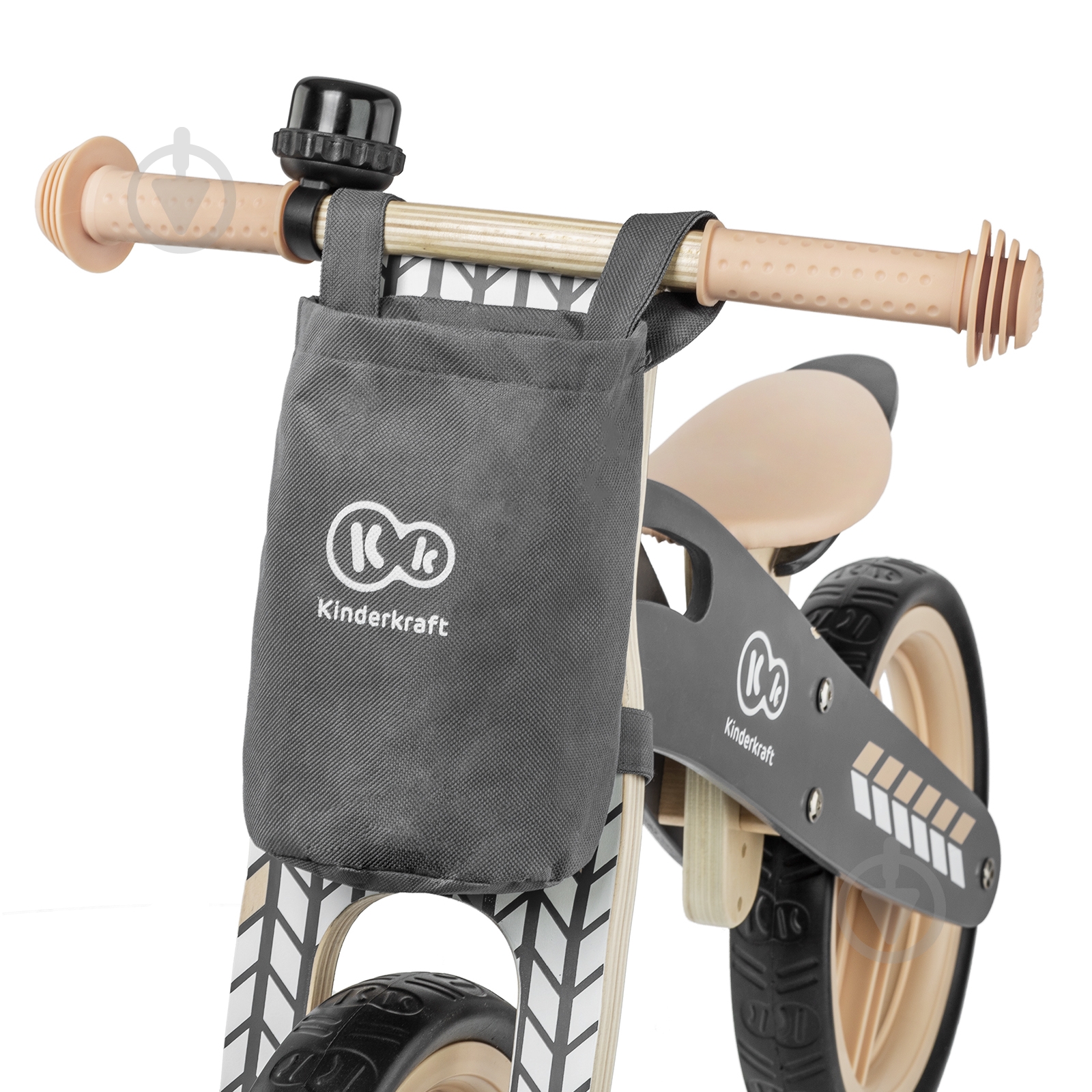 Беговел Kinderkraft Runner черный с бежевым - фото 8 Беговел Kinderkraft Runner черный с бежевым - фото 8