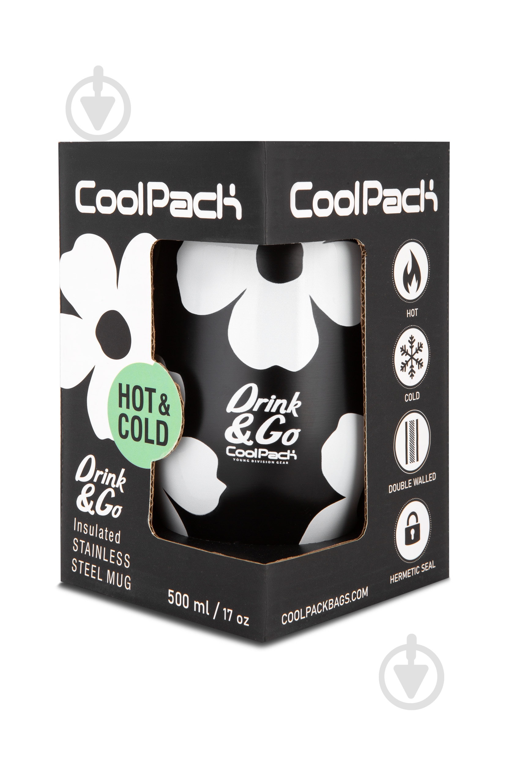 Термобутылка CoolPack 550 мл flores jasmine - фото 2