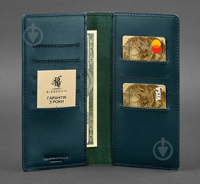 Портмоне BlankNote 11.0 зелений BN-PM-11-malachite - фото 4