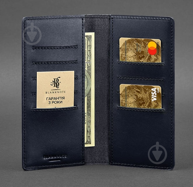 Портмоне BlankNote 11.0 темно-синий BN-PM-11-navy-blue - фото 4