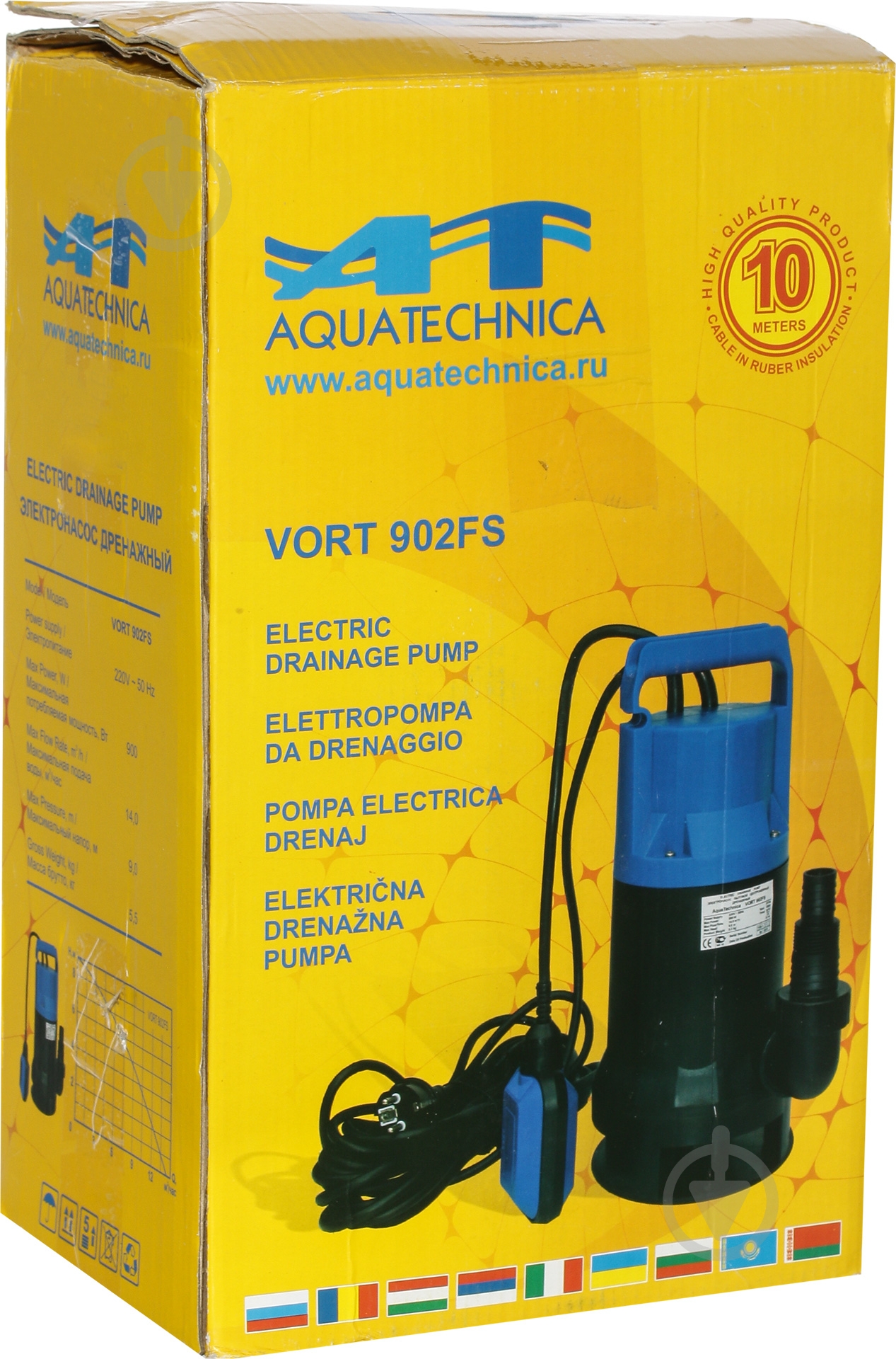 Насос дренажний AquaTechnica VORT 902FS - фото 4