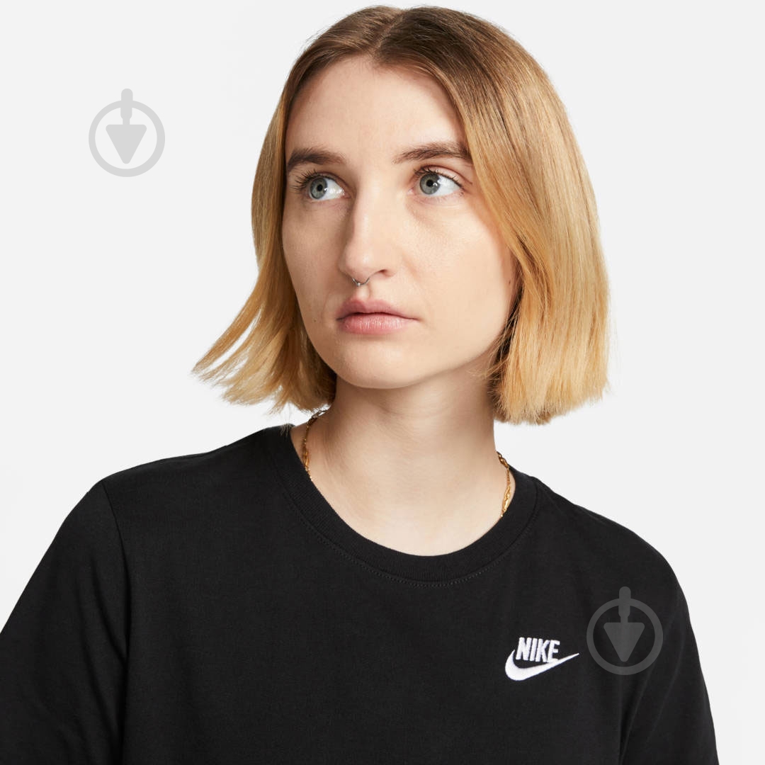 Футболка Nike W NSW CLUB SS TEE DX7902-010 р.L черный - фото 3