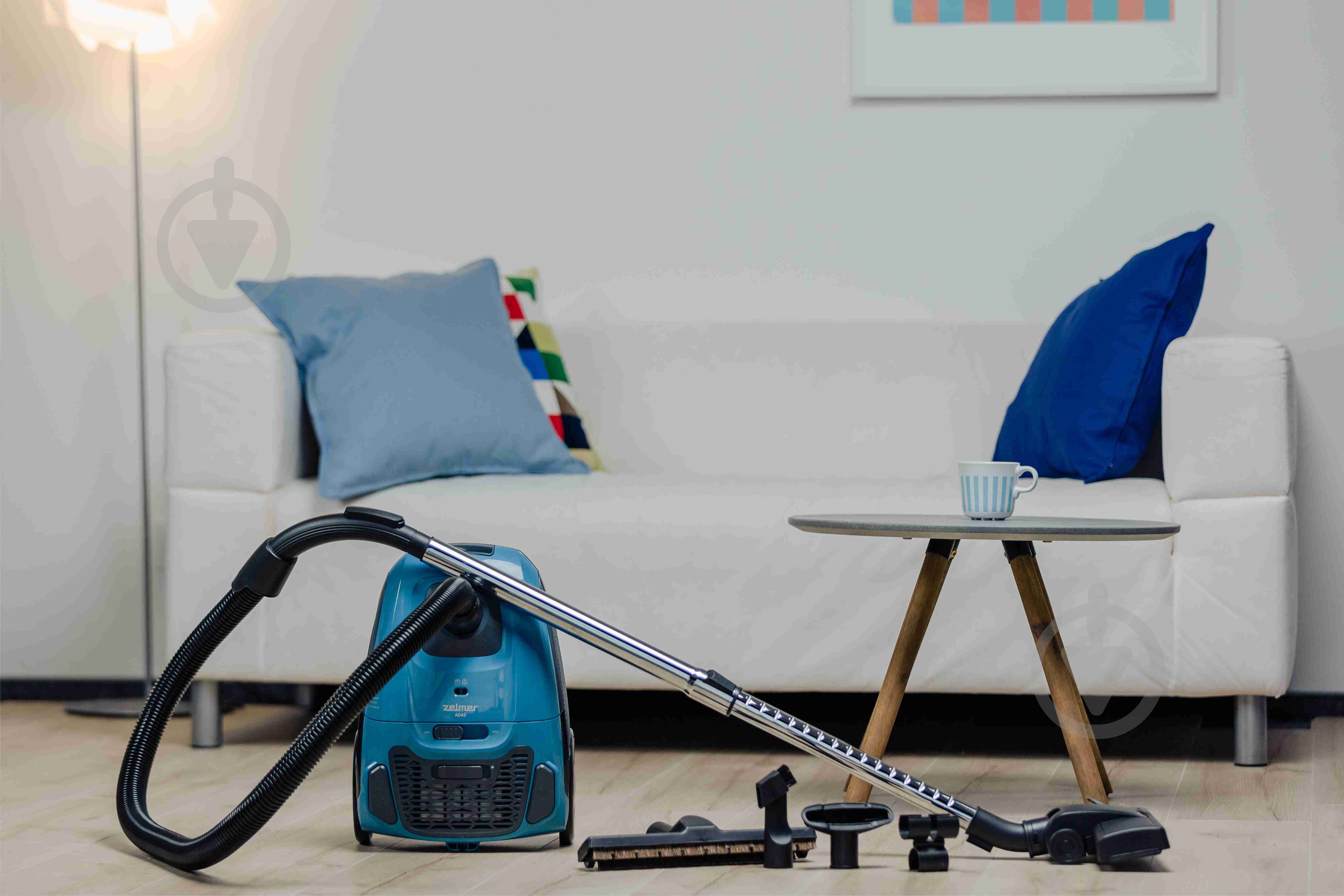 Пылесос Zelmer Adas ZVC313P grey/blue - фото 12