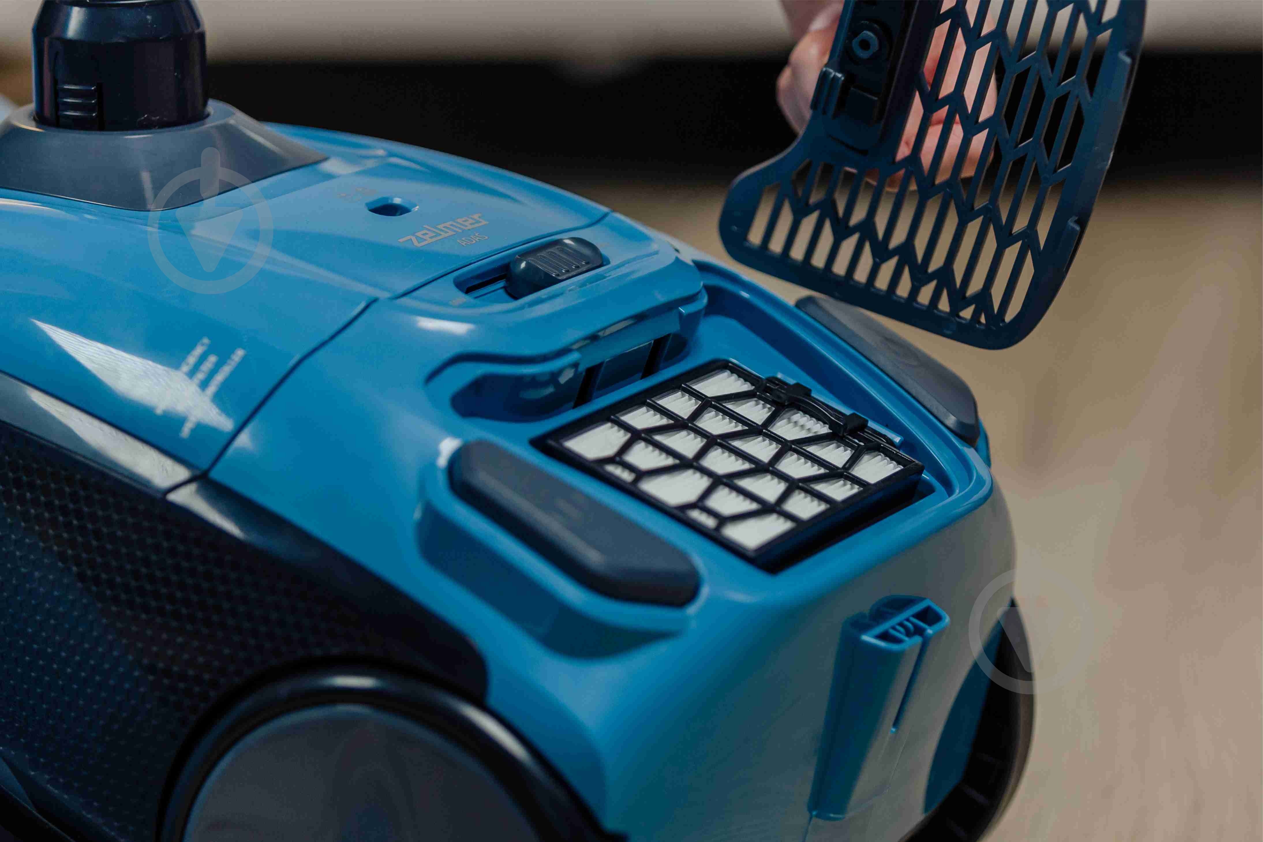 Пылесос Zelmer Adas ZVC313P grey/blue - фото 10