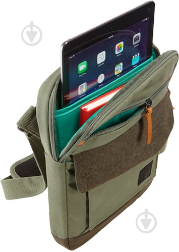 Сумка CASE LOGIC Vertical 10.1" green (LODV110PTG) - фото 7