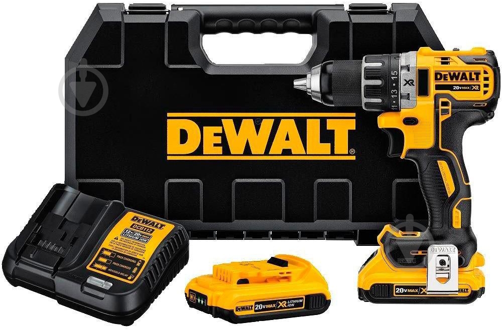 Шуруповерт аккумуляторный DeWalt DCD792D2B - фото 3 Шуруповерт аккумуляторный DeWalt DCD792D2B - фото 3