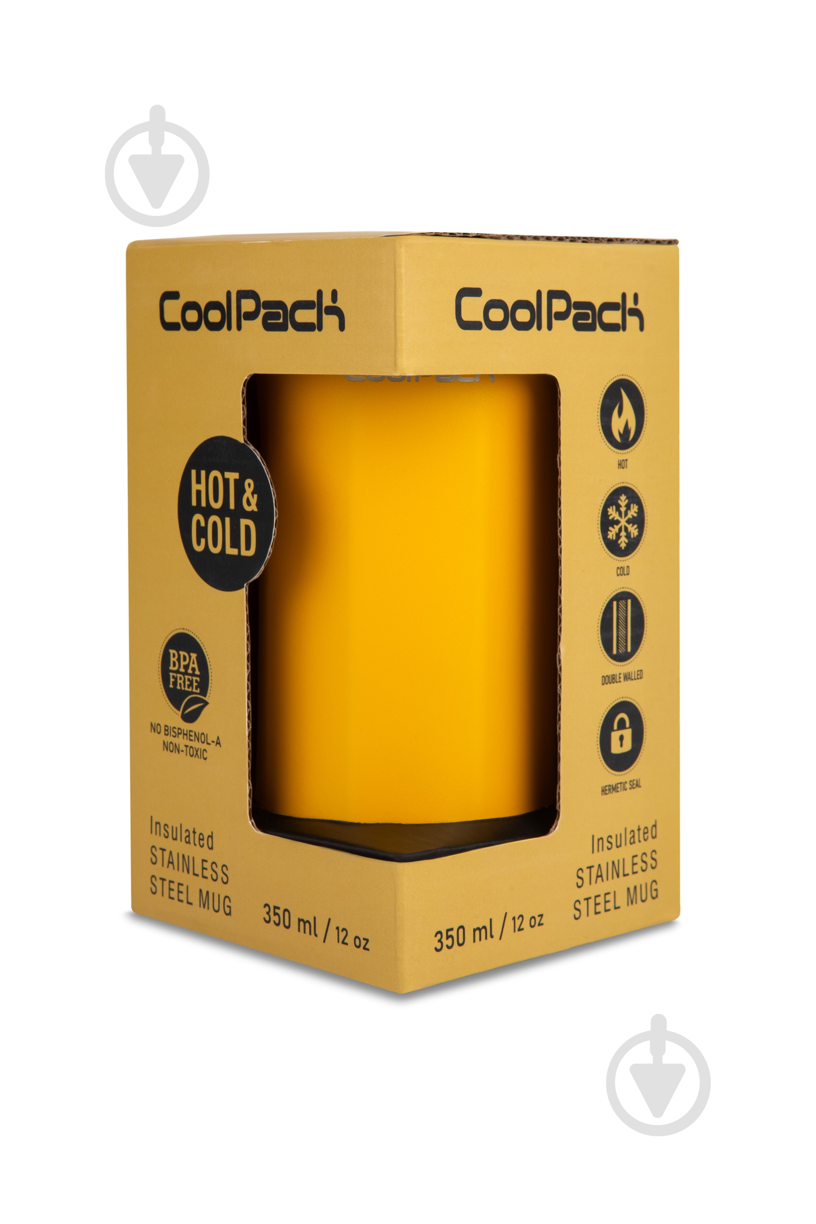 Термобутылка CoolPack 350 мл mustard - фото 2