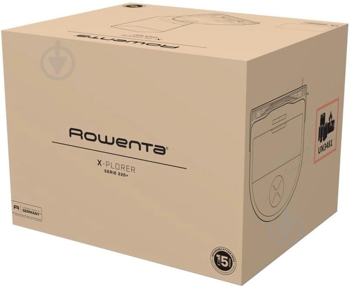 Робот-пилосос Rowenta X-PLORER Serie 220+ Animal & Allergy Model RR9495WH black - фото 11 Робот-пилосос Rowenta X-PLORER Serie 220+ Animal & Allergy Model RR9495WH black - фото 11