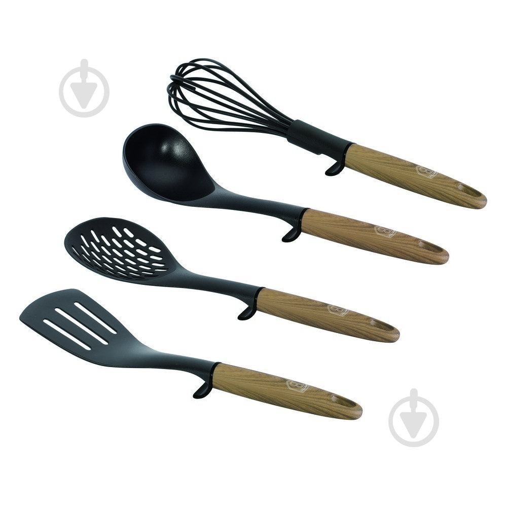 Набор кухонных принадлежностей Berlinger Haus Ebony MAPLE Collection 4 предмета BH 6219 - фото 1