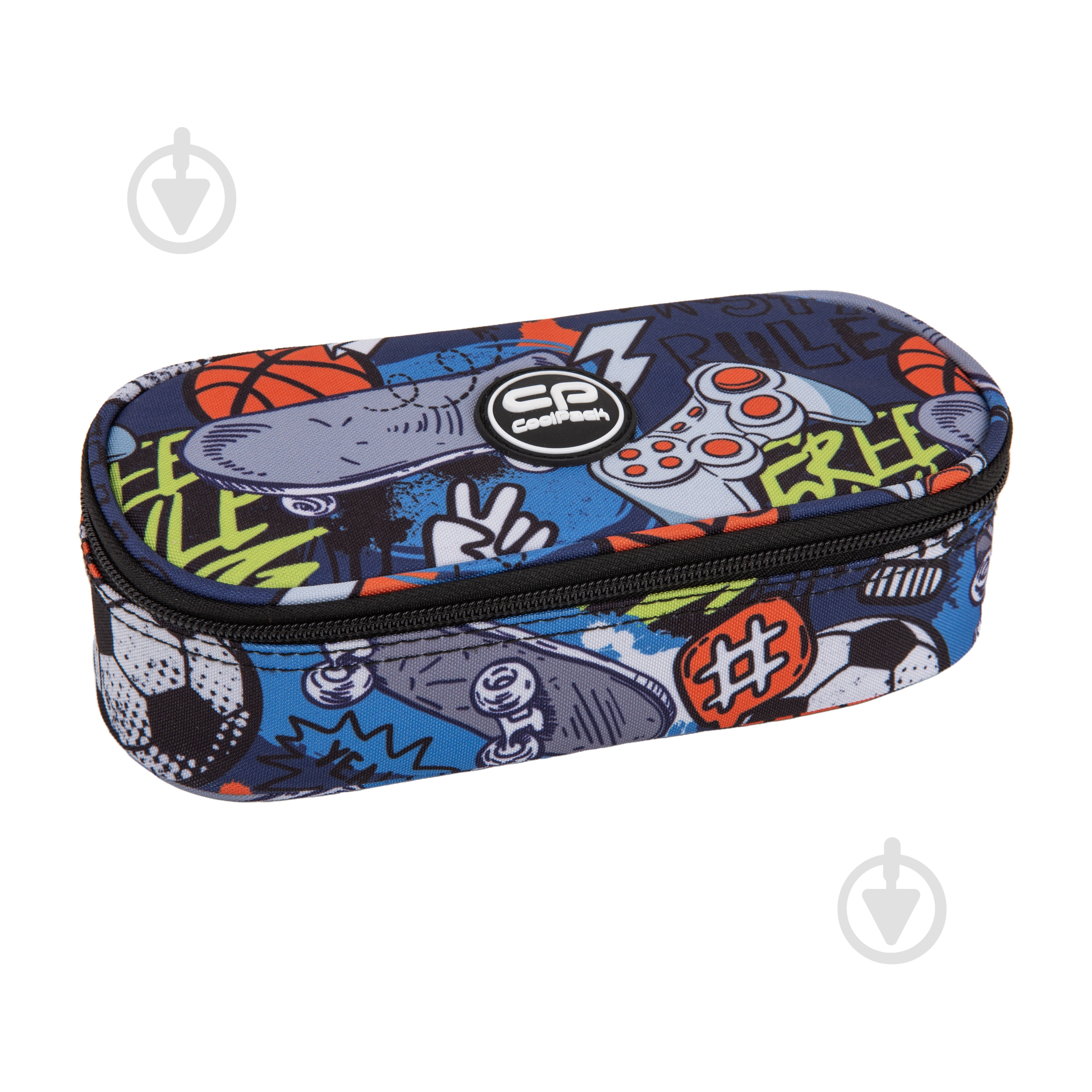 Пенал школьный Campus Hobby CoolPack с принтом - фото 1